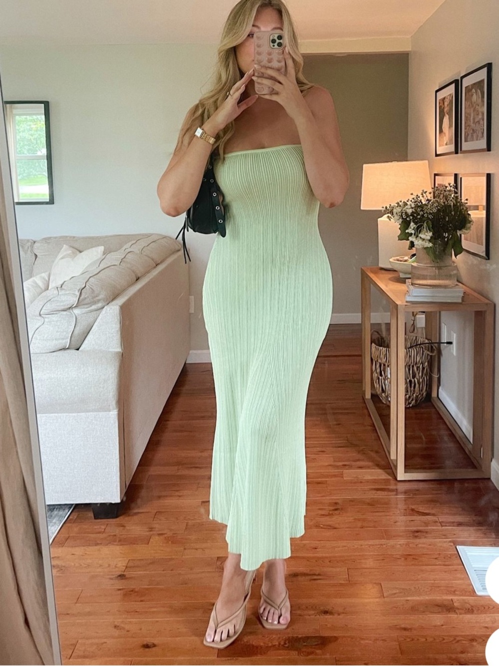 ASOS 4th and reckless ribbed dress